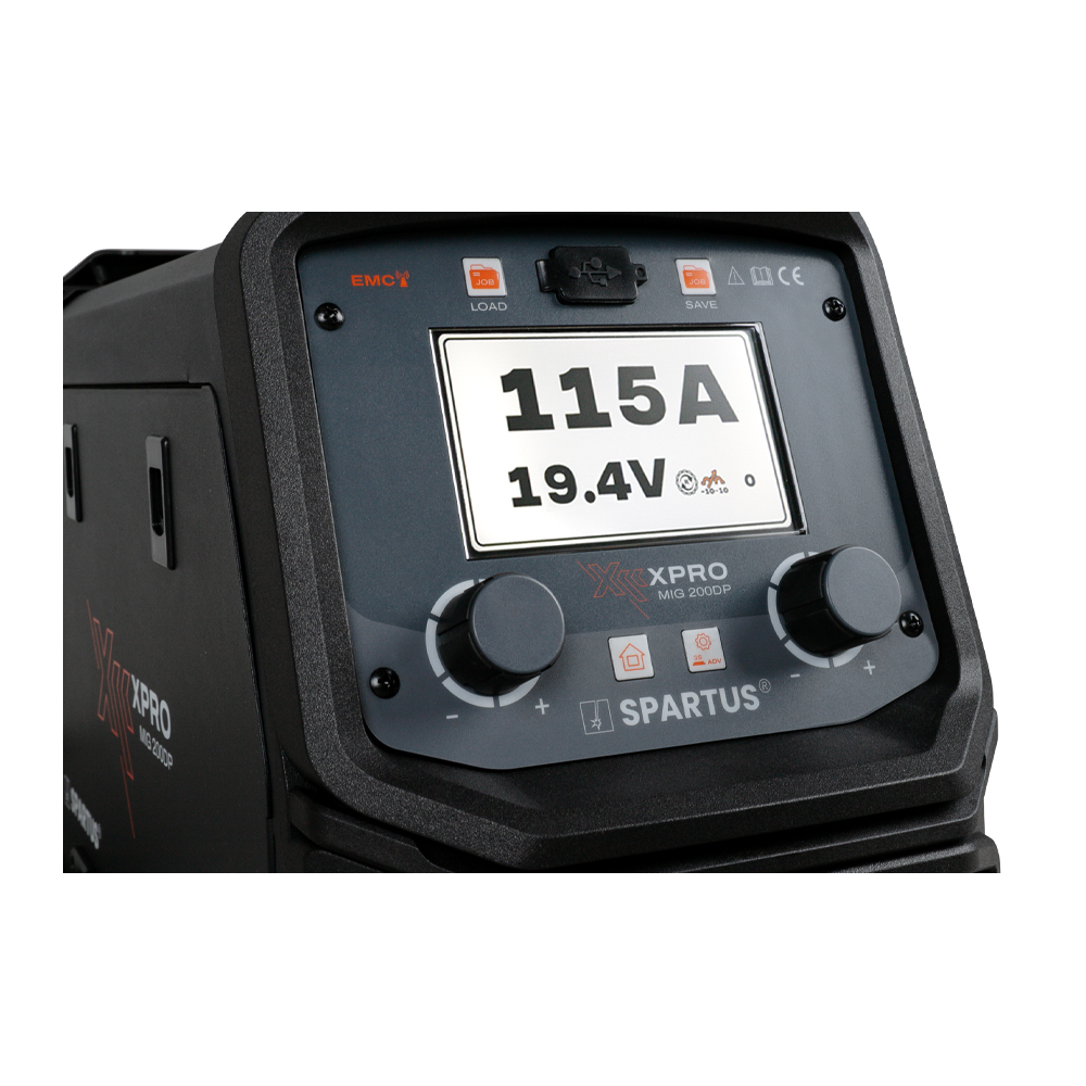 Spawarka Spartus XPro MIG 200 Dual Pulse - zestaw | XPROMIG200DP-PAK-24-3