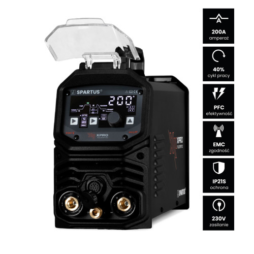 Spawarka Spartus XPro TIG 200P DC - zestaw | XPROTIG200PDC-PAK-170-4