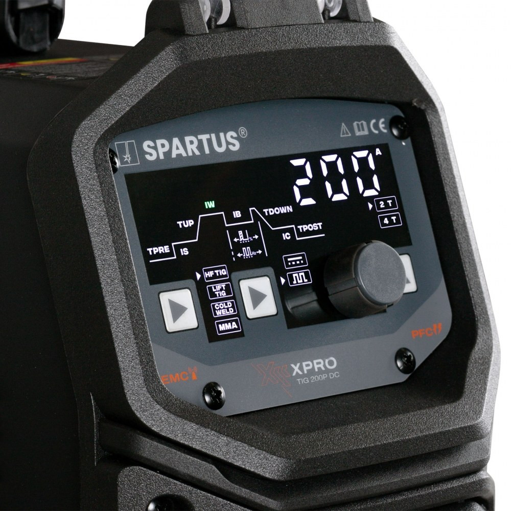 Spawarka Spartus XPro TIG 200P DC - zestaw | XPROTIG200PDC-PAK-170-4