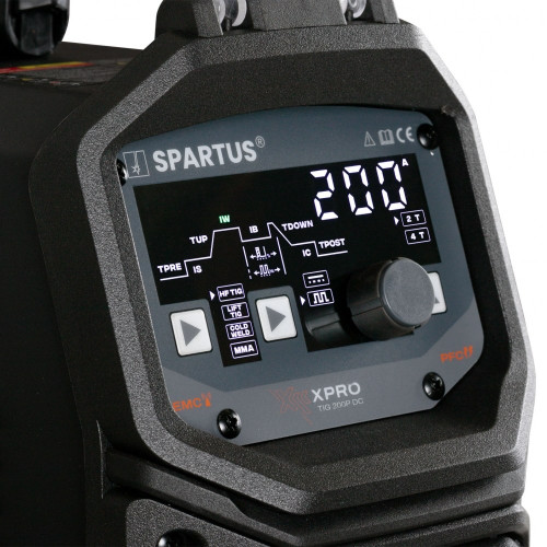 Spawarka Spartus XPro TIG 200P DC - zestaw | XPROTIG200PDC-PAK-170-4