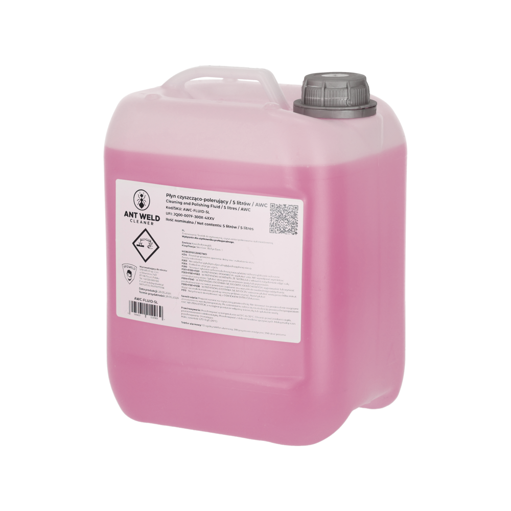 Płyn do czyszczenia stali nierdzewnej AWC / 5 litrów | AWC-FLUID-5L