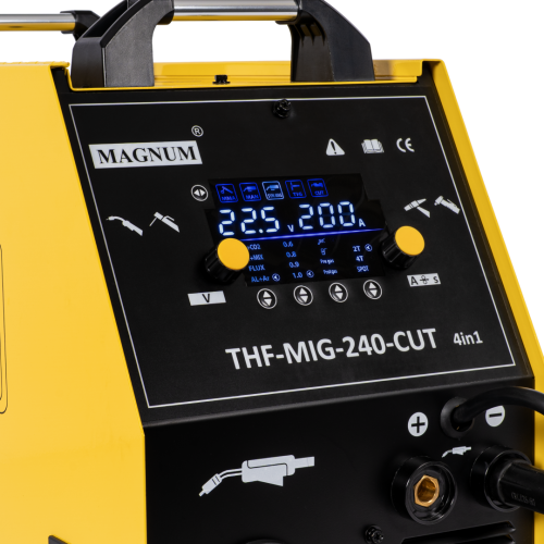 Spawarka Magnum THF-MIG-240-CUT 4in1 - zestaw | U I THF240MIG CUT