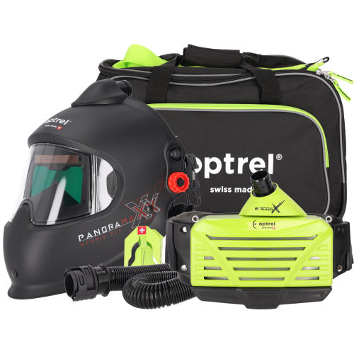 Przyłbica spawalnicza optrel panoramaxx pure air hybrid clt z nawiewem e3000X PAPR | 4550.681