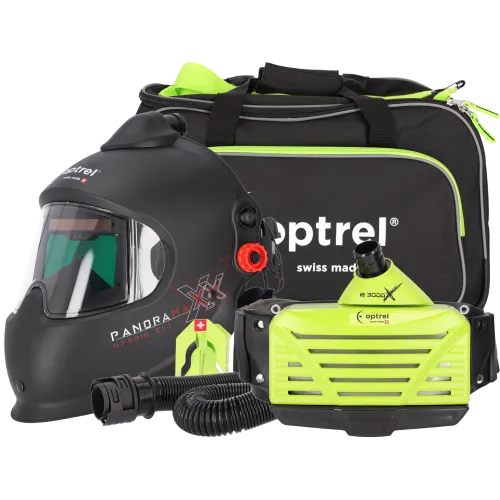 Przyłbica spawalnicza optrel panoramaxx pure air hybrid clt z nawiewem e3000X PAPR | 4550.681