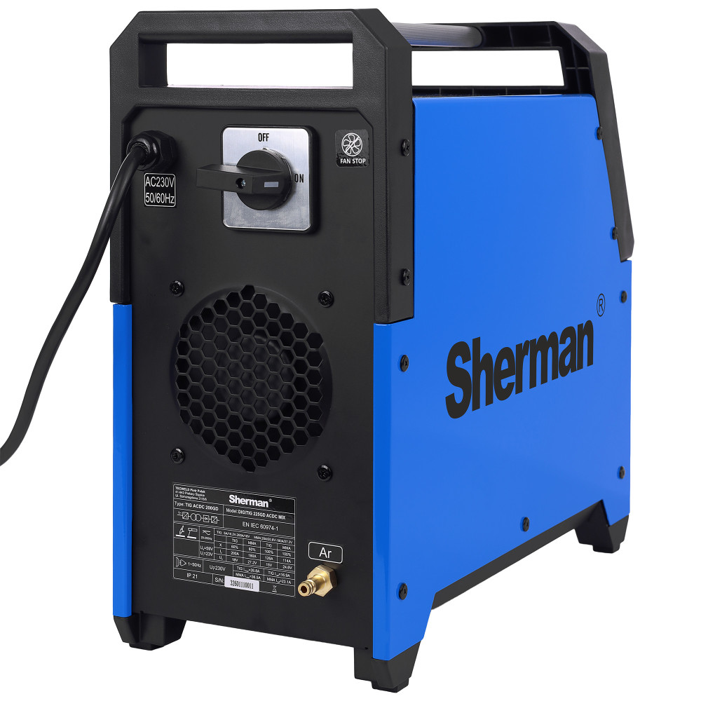 Spawarka Sherman DIGITIG 225GD AC/DC MIX - zestaw | 7813322