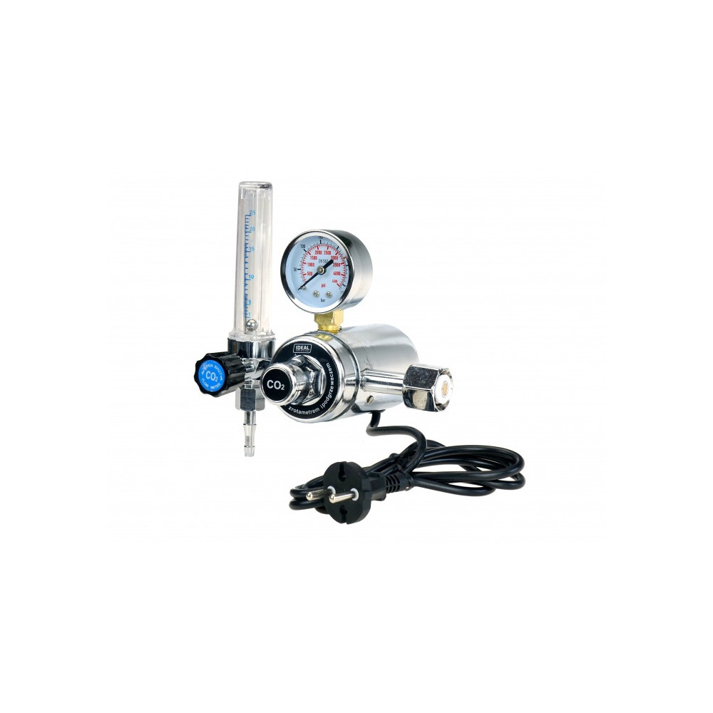 Reduktor Ar/CO2 z rotametrem i podgrzewaczem 230 V / Ideal | 265523