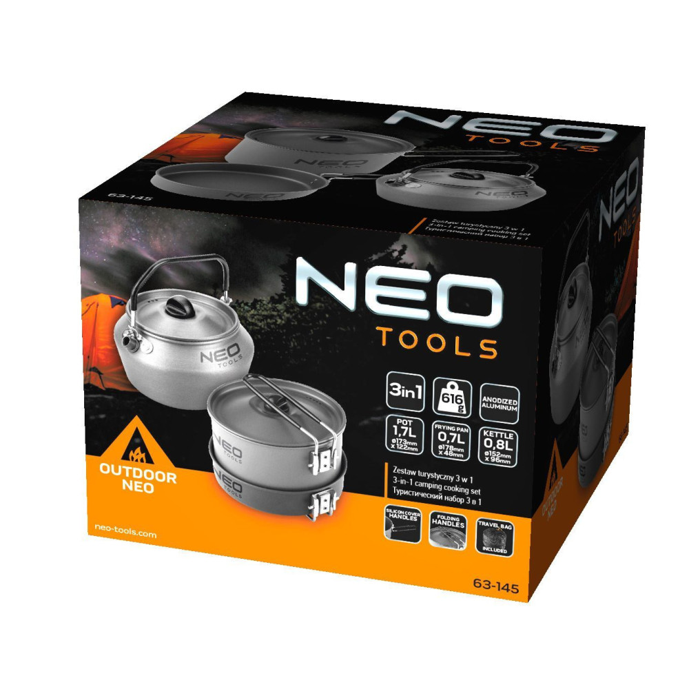 Naczynia turystyczne 3w1 Neo Tools - 63-145 - NEO Tools - 11