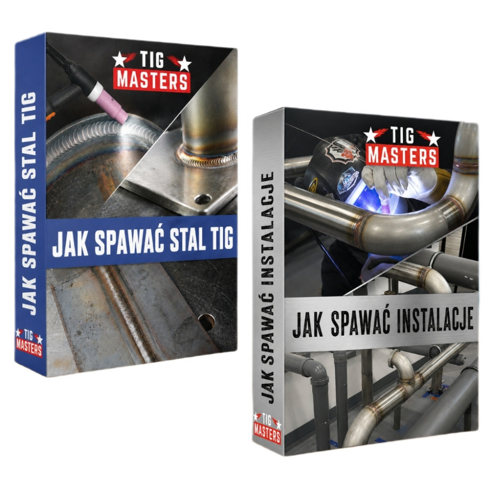 Pakiet kursów spawalniczych online 2w1 "Jak spawać TIG - stal i tytan + instalacje" / TIG Masters | TM-JS-TIG-2W1