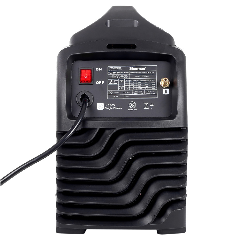 Spawarka Sherman DIGITIG 200 Vision AC/DC - zestaw | 7813400