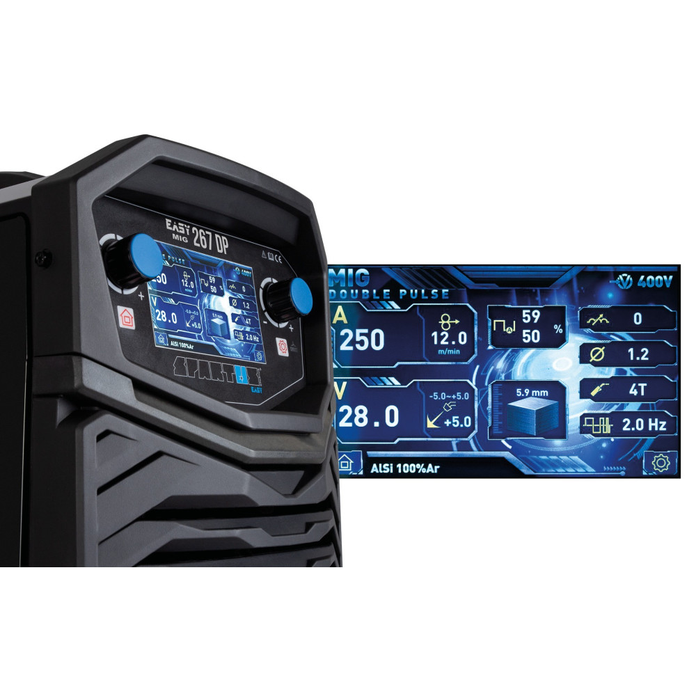 Spawarka Spartus EasyMIG 267 Dual Pulse - zestaw | EASYMIG267DP-PAK-36-3