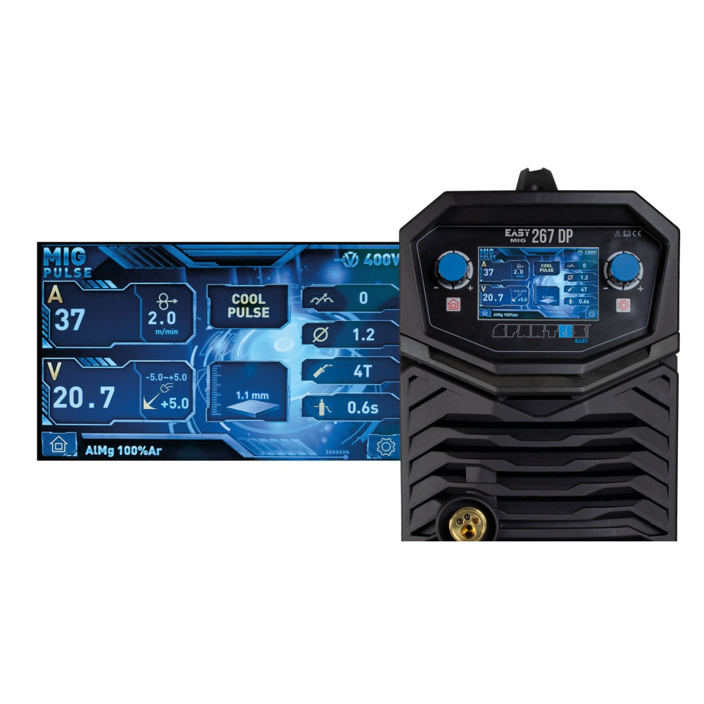 Spawarka Spartus EasyMIG 267 Dual Pulse - zestaw | EASYMIG267DP-PAK-36-3