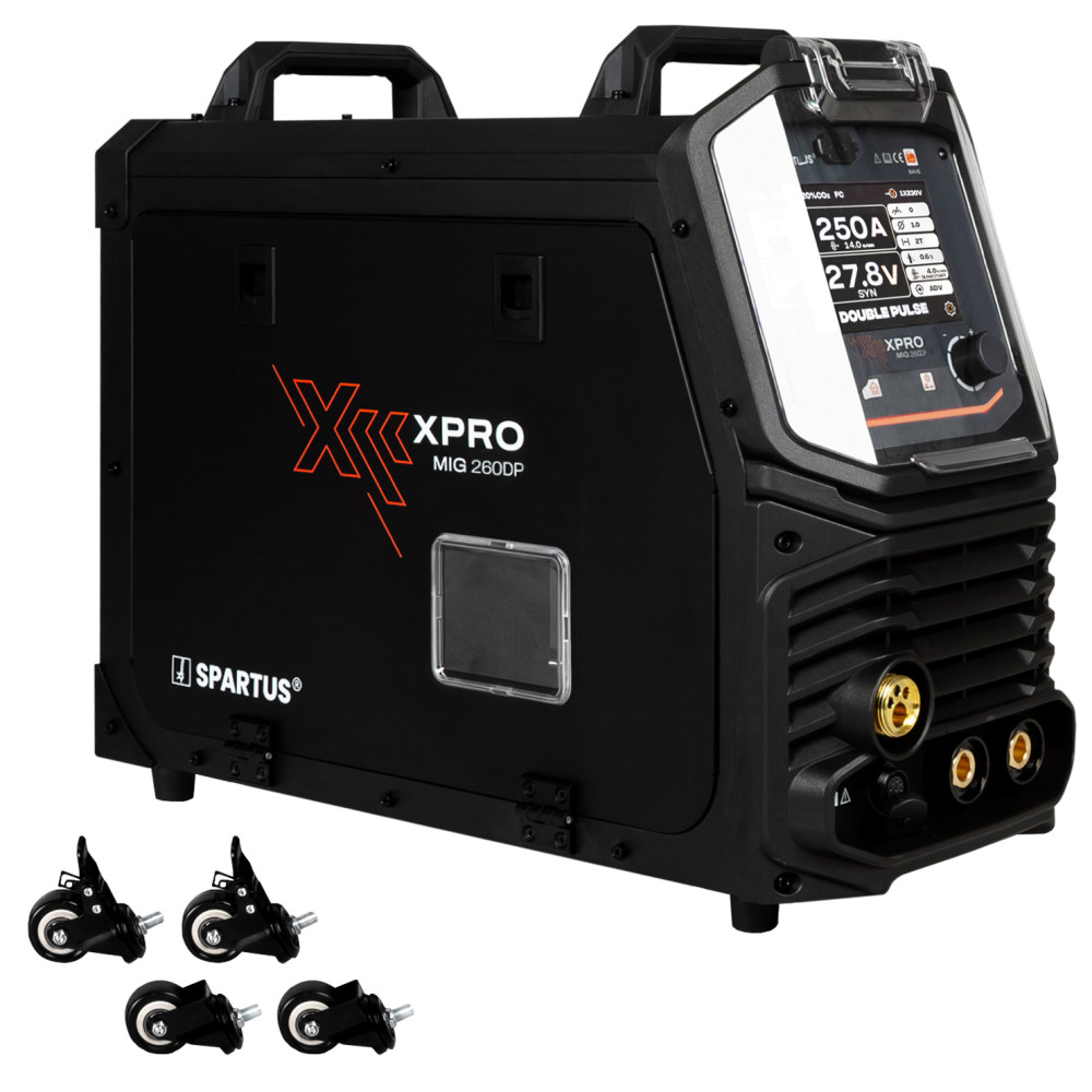 Spawarka Spartus XPro MIG 260 Dual Pulse - zestaw | XPROMIG260DP-PAK-24-3