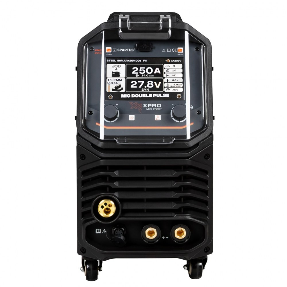 Spawarka Spartus XPro MIG 260 Dual Pulse - zestaw | XPROMIG260DP-PAK-24-3