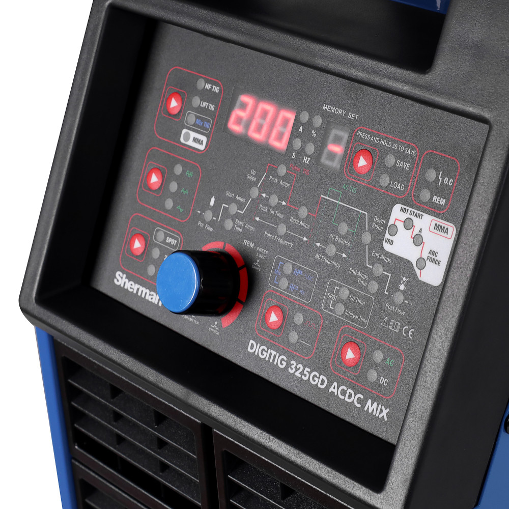 Spawarka Sherman DIGITIG 325GD AC/DC MIX - zestaw | 7813385