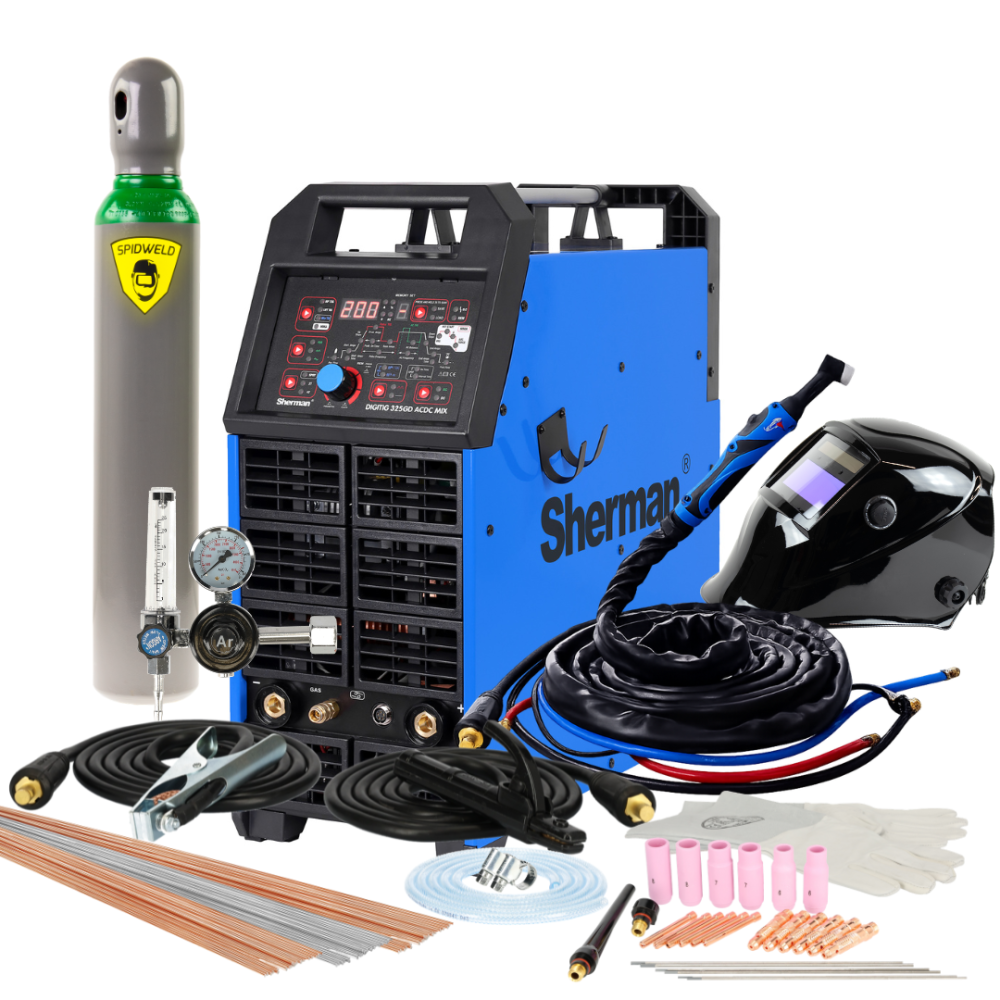 Spawarka Sherman DIGITIG 325GD AC/DC MIX - zestaw | 7813385