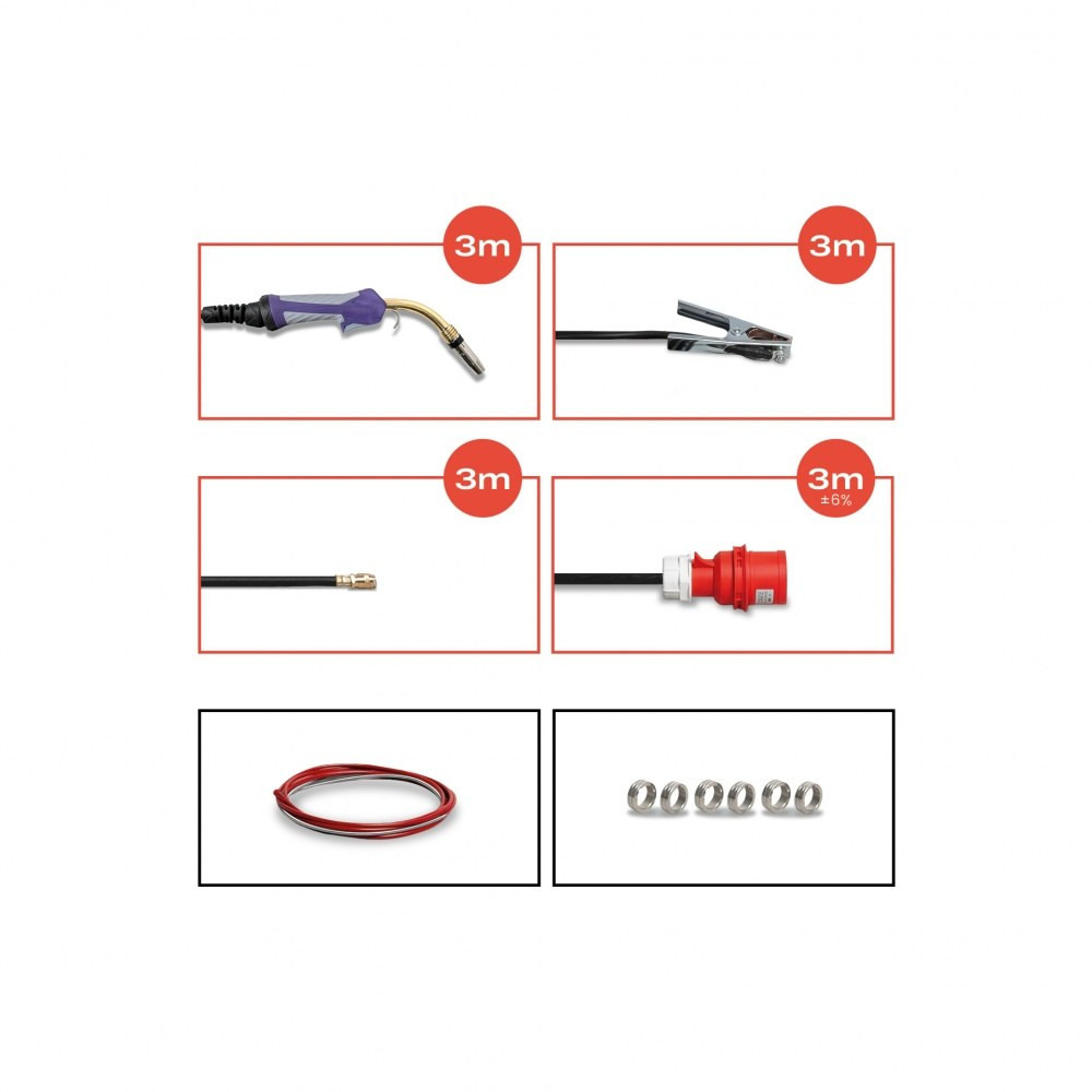 Spawarka Spartus XPro MIG 310 Dual Pulse - zestaw | XPROMIG310DP-PAK-36-3