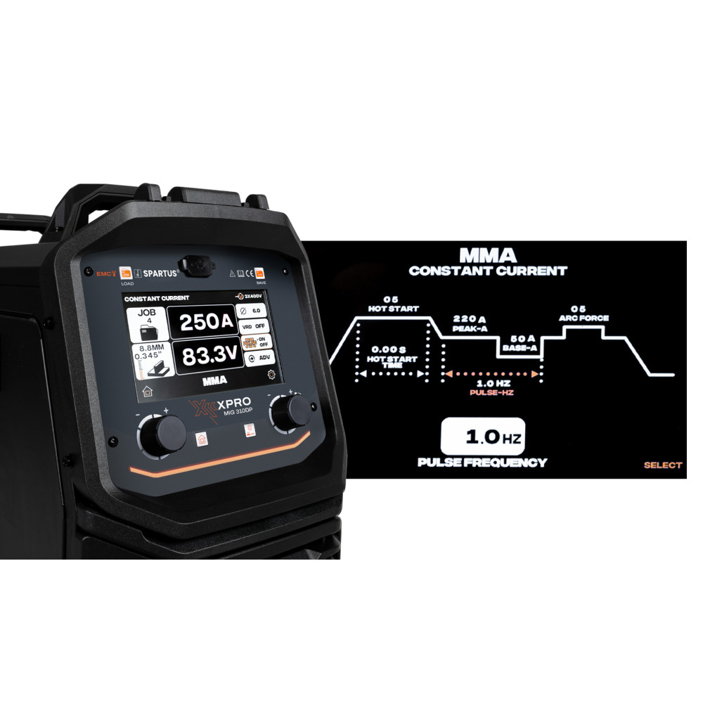 Spawarka Spartus XPro MIG 310 Dual Pulse - zestaw | XPROMIG310DP-PAK-36-3