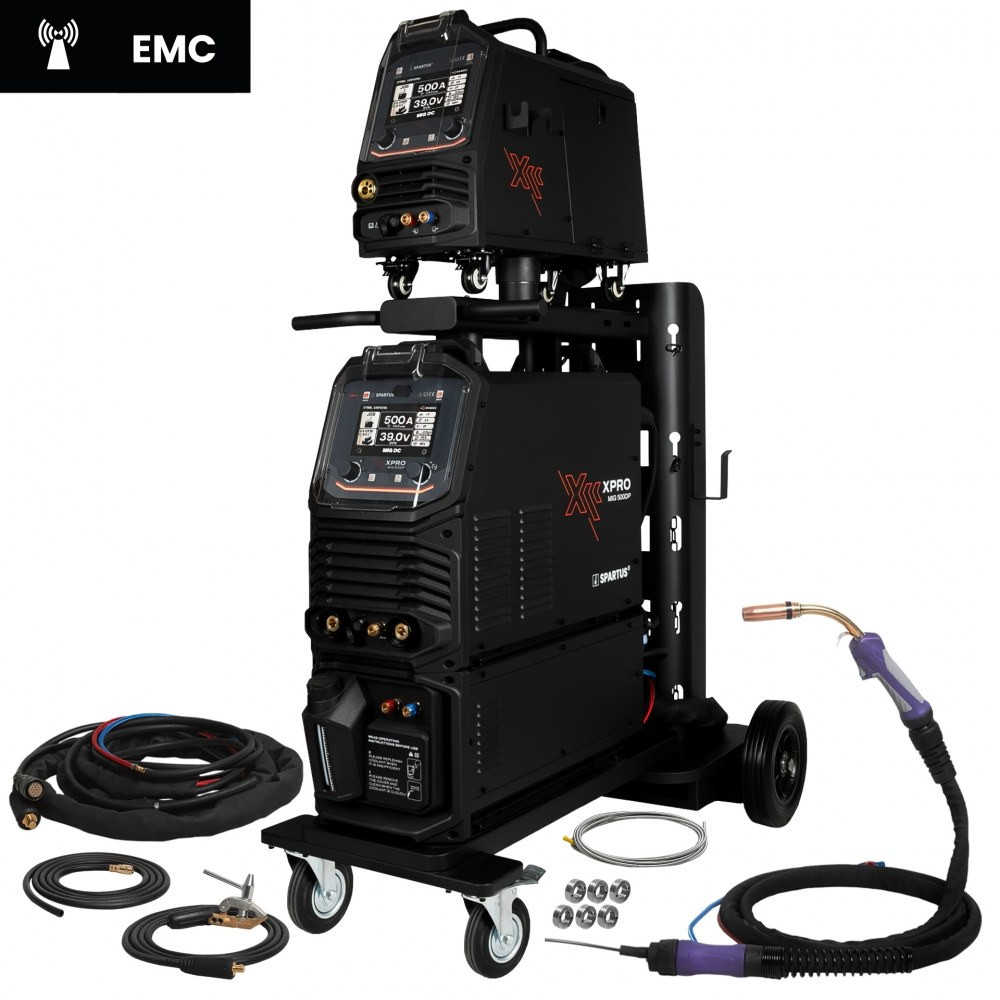 Spawarka Spartus XPro MIG 500 Dual Pulse - zestaw | XPROMIG500DP-PAK-501-3