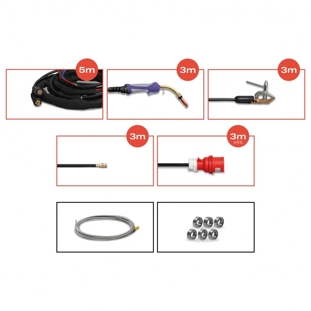 Spawarka Spartus XPro MIG 500 Dual Pulse - zestaw | XPROMIG500DP-PAK-501-3