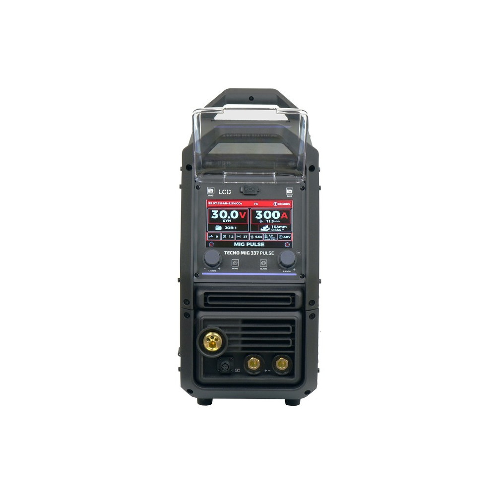 Spawarka Ideal Tecnomig 337 Pulse LCD Black Series 4x4 - zestaw | TMIG337PV2