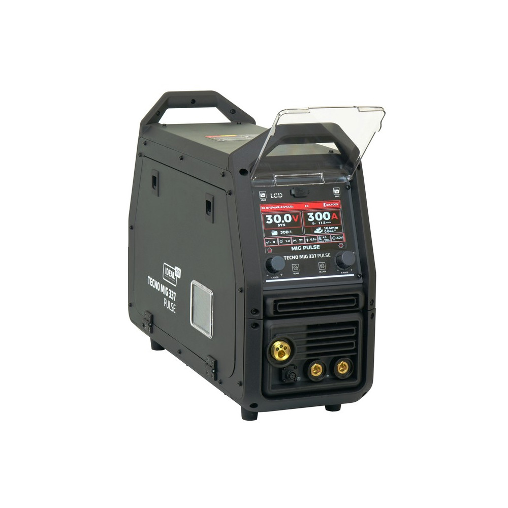 Spawarka Ideal Tecnomig 337 Pulse LCD Black Series 4x4 - zestaw | TMIG337PV2
