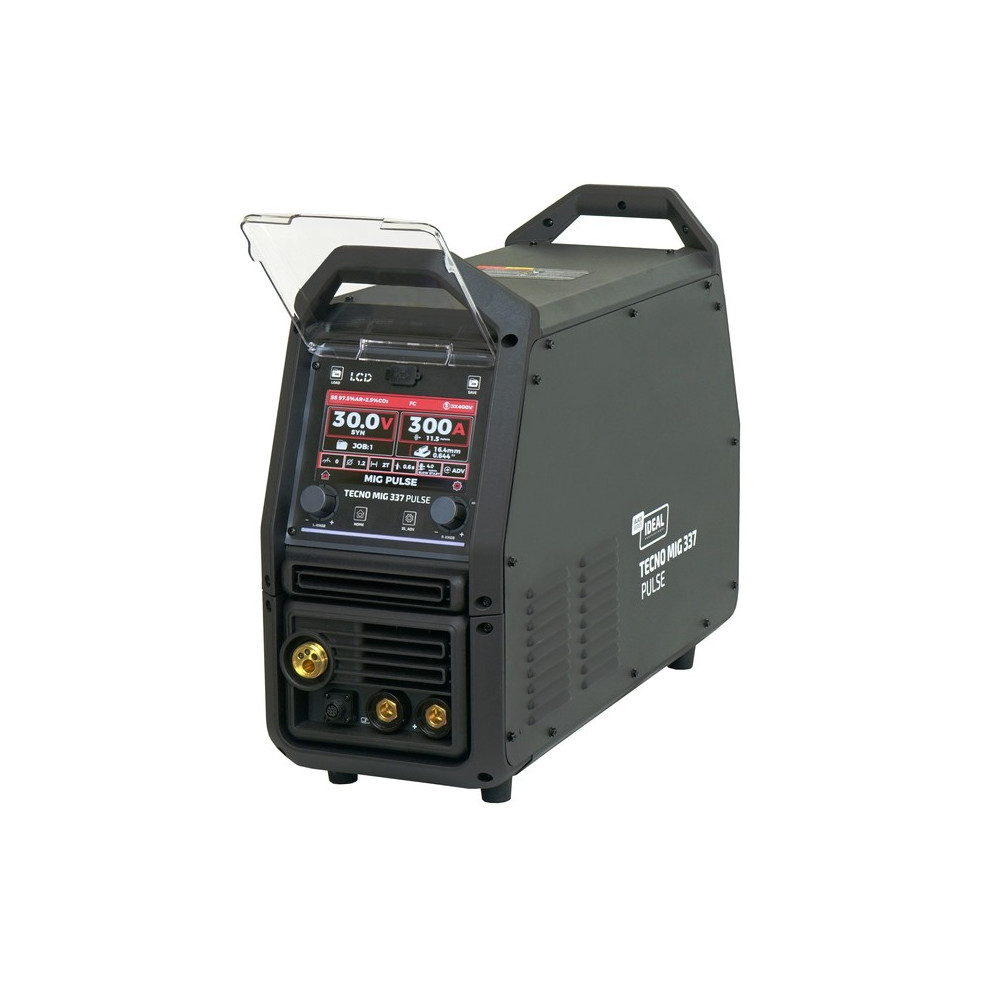 Spawarka Ideal Tecnomig 337 Pulse LCD Black Series 4x4 - zestaw | TMIG337PV2