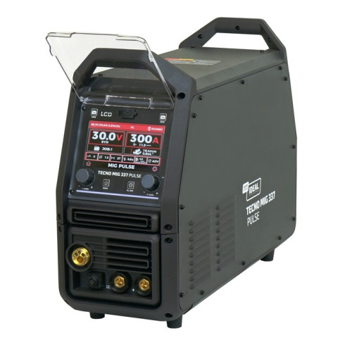 Spawarka Ideal Tecnomig 337 Pulse LCD Black Series 4x4 - zestaw | TMIG337PV2
