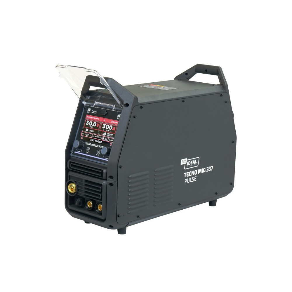 Spawarka Ideal Tecnomig 337 Pulse LCD Black Series 4x4 - zestaw | TMIG337PV2