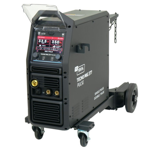 Spawarka Ideal Tecnomig 377 Pulse LCD Black Series 4x4 - zestaw |  TMIG377PT