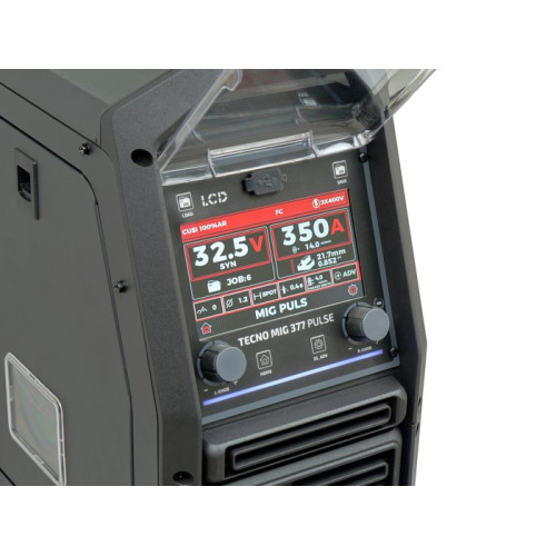 Spawarka Ideal Tecnomig 377 Pulse LCD Black Series 4x4 - zestaw |  TMIG377PT