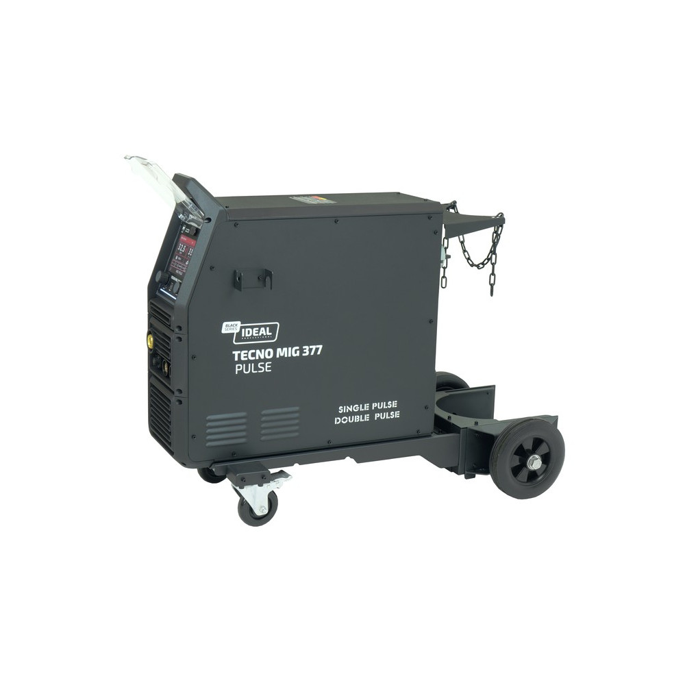 Spawarka Ideal Tecnomig 377 Pulse LCD Black Series 4x4 - zestaw |  TMIG377PT