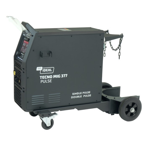 Spawarka Ideal Tecnomig 377 Pulse LCD Black Series 4x4 - zestaw |  TMIG377PT