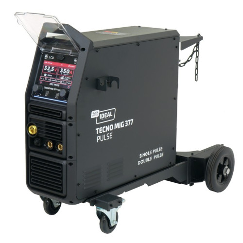 Spawarka Ideal Tecnomig 377 Pulse LCD Black Series 4x4 - zestaw |  TMIG377PT
