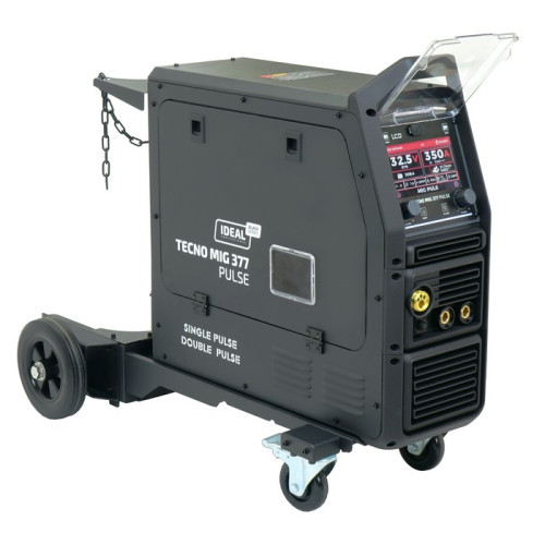 Spawarka Ideal Tecnomig 377 Pulse LCD Black Series 4x4 - zestaw |  TMIG377PT