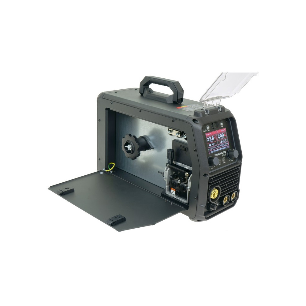 Spawarka Ideal Tecnomig 210 Pulse LCD Black Series 4x4 - zestaw | TMIG210PV2