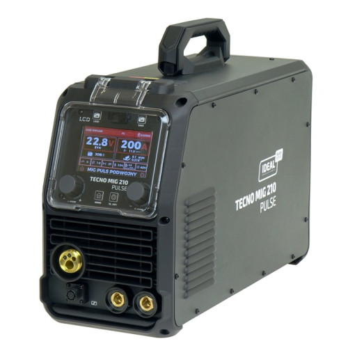 Spawarka Ideal Tecnomig 210 Pulse LCD Black Series 4x4 - zestaw | TMIG210PV2