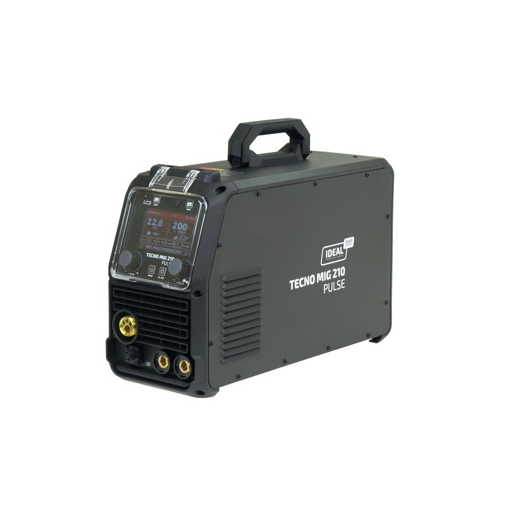 Spawarka Ideal Tecnomig 210 Pulse LCD Black Series 4x4 - zestaw | TMIG210PV2