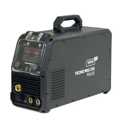 Spawarka Ideal Tecnomig 210 Pulse LCD Black Series 4x4 - zestaw | TMIG210PV2
