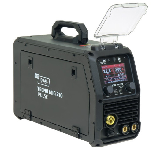 Spawarka Ideal Tecnomig 210 Pulse LCD Black Series 4x4 - zestaw | TMIG210PV2