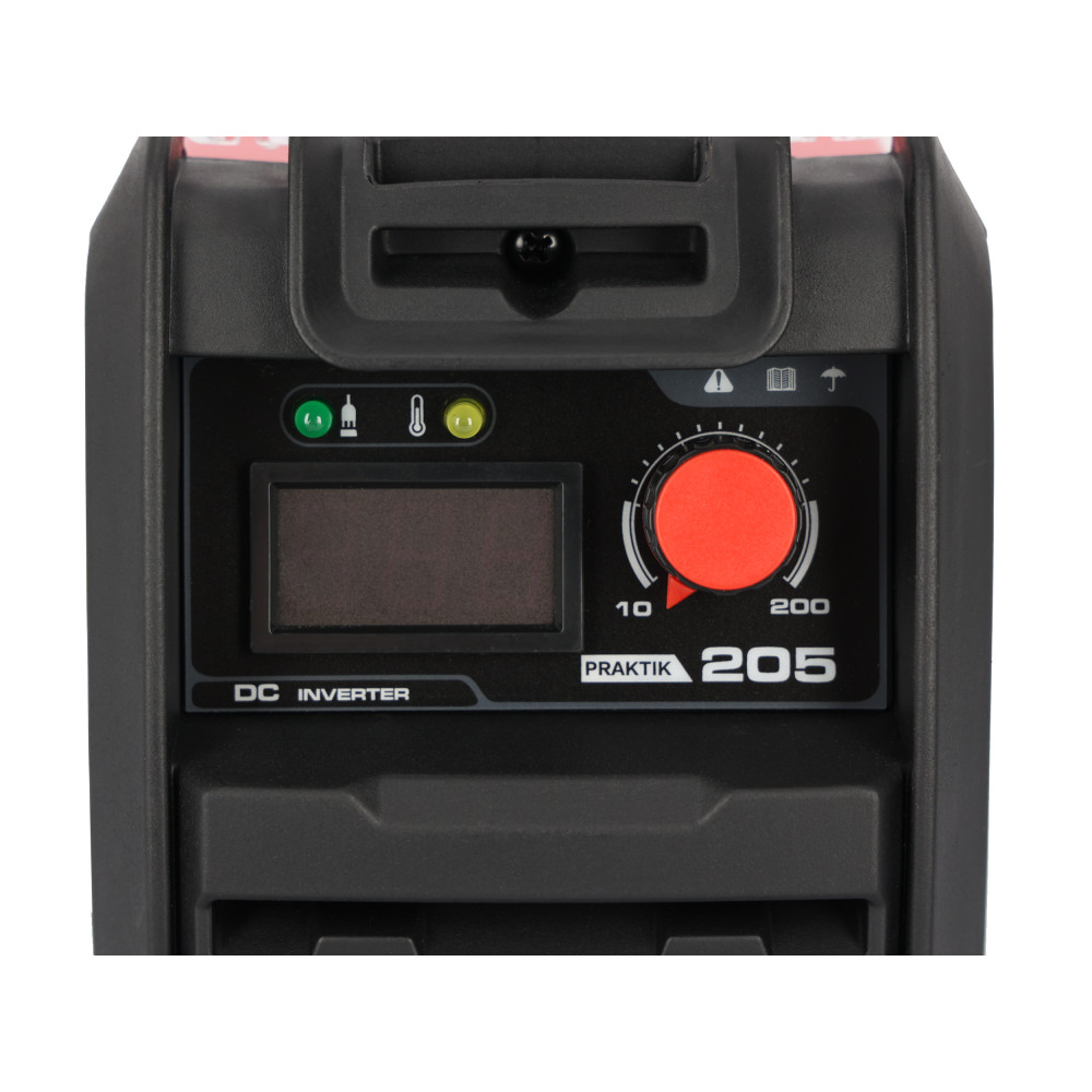 Spawarka inwertorowa Ideal Praktik 205 Digital - zestaw | PRAKTIK205D-G
