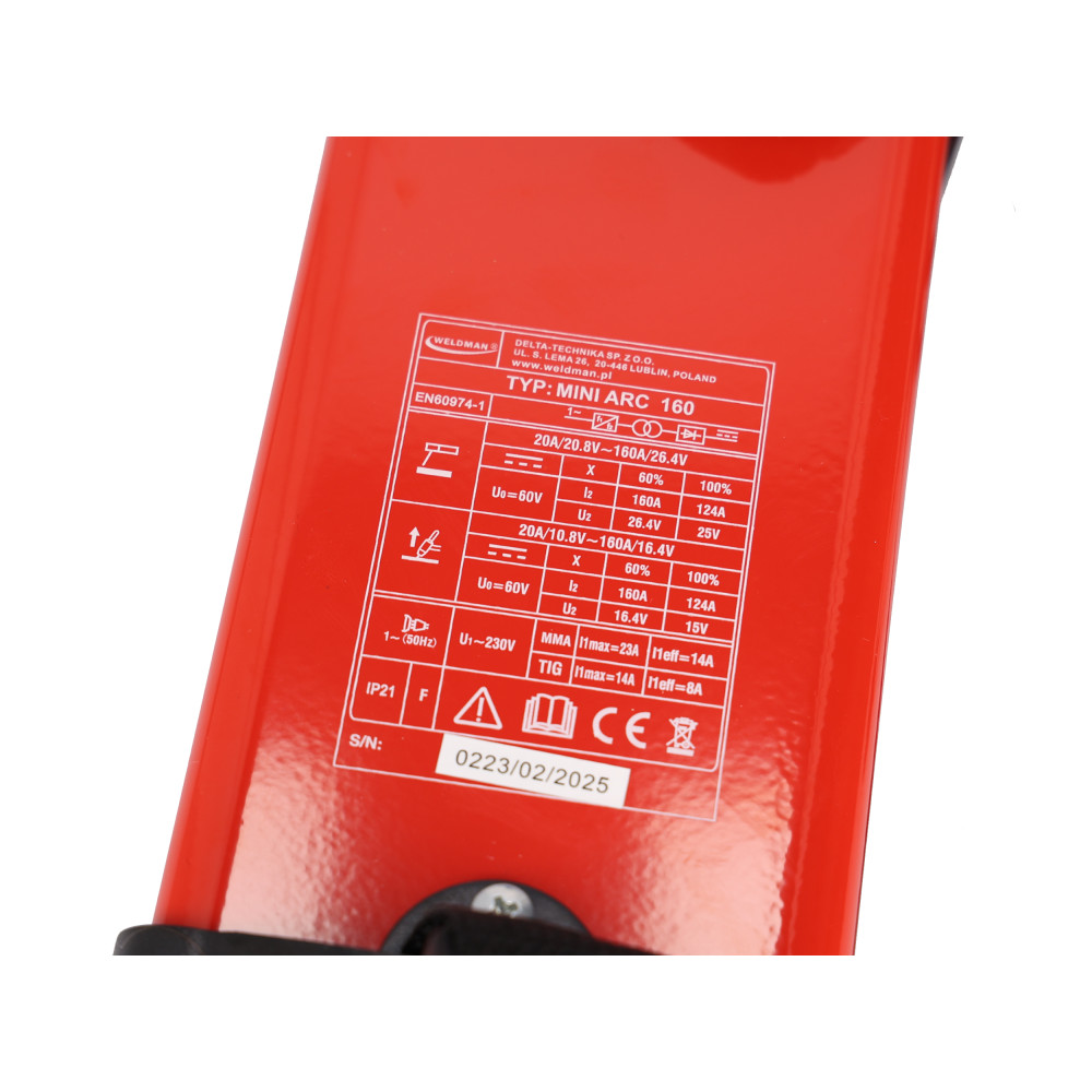 Spawarka Weldman MINI ARC 160 Synergia - zestaw | 103 000-G