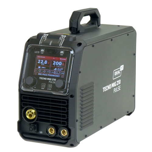 Spawarka Ideal Tecnomig 210 Pulse LCD Black Series 4x4 - zestaw | TMIG210PV2