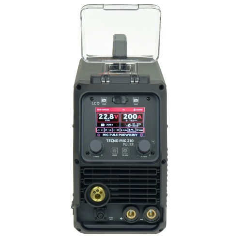 Spawarka Ideal Tecnomig 210 Pulse LCD Black Series 4x4 - zestaw | TMIG210PV2