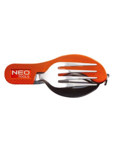 Scyzoryk sztućce turystyczne ze stali nierdzewnej 3 w 1 Neo Tools - 63-027 - NEO Tools - 1