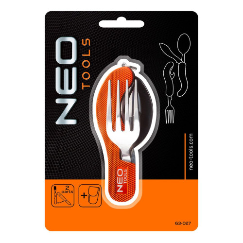 Scyzoryk sztućce turystyczne ze stali nierdzewnej 3 w 1 Neo Tools - 63-027 - NEO Tools - 5