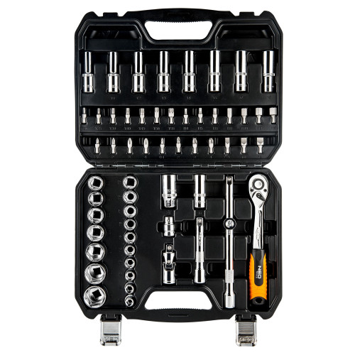 Zestaw kluczy nasadowych 1/2" 58 el. Neo Tools - 08-663 - NEO Tools - 2