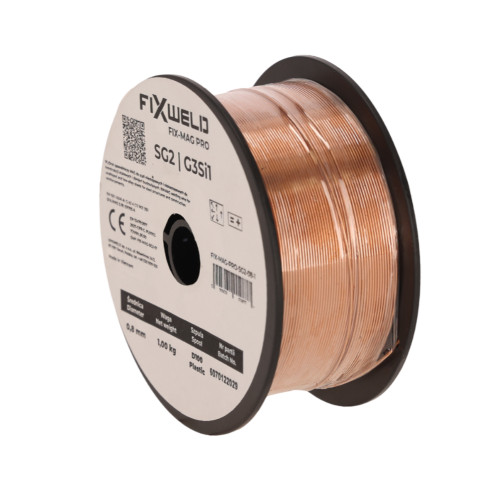 Drut spawalniczy FIX-MAG PRO SG2 G3Si1 fi 0,8 mm / 1 kg / FIXWELD | FIX-MAG-PRO-SG2-08-1