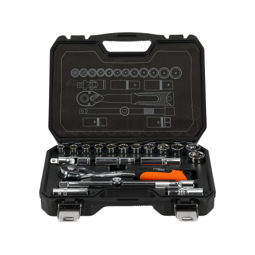 Zestaw kluczy nasadowych 1/2" 20 el. Neo Tools - 08-661 - NEO Tools - 3