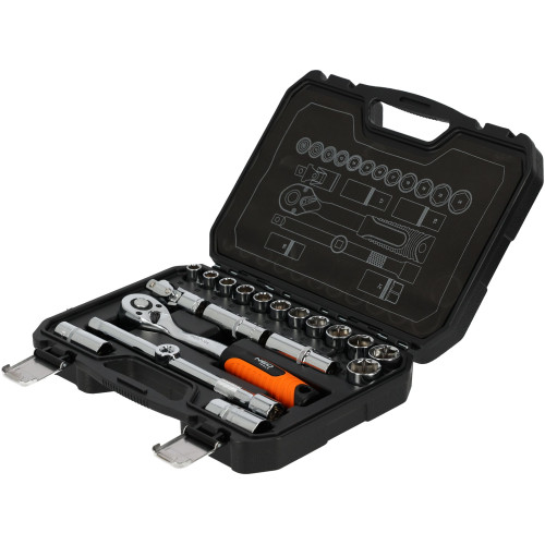 Zestaw kluczy nasadowych 1/2" 20 el. Neo Tools - 08-661 - NEO Tools - 4