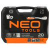 Zestaw kluczy nasadowych 1/2" 20 el. Neo Tools - 08-661 - NEO Tools - 9